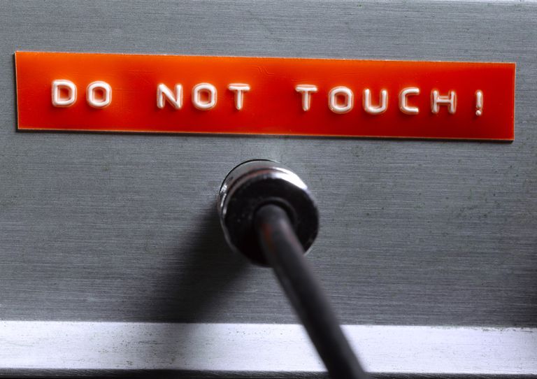 yap not touch label