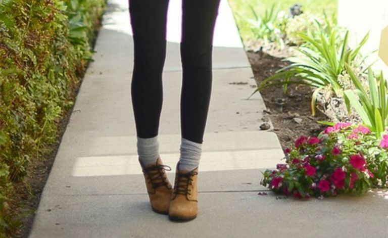 Skinny jeans ankle boots and socks
