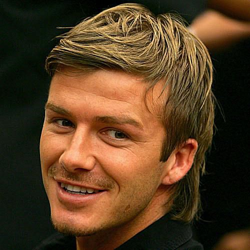 David Beckham Mullet