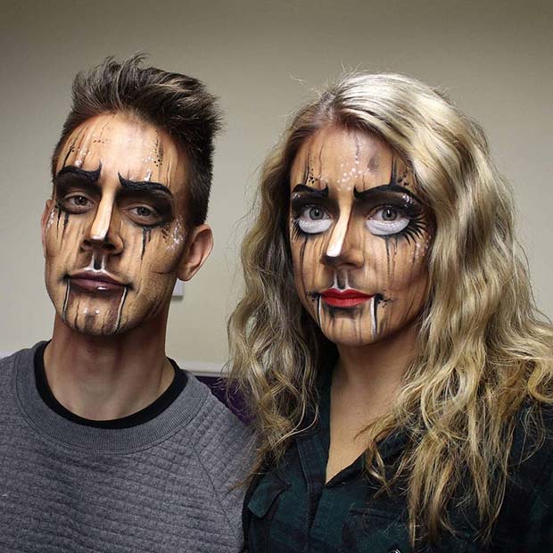 Çiftler için Scary Halloween Costume Ideas