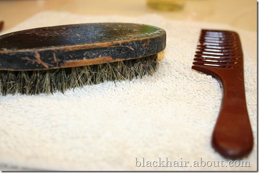 वायु drying brush and comb