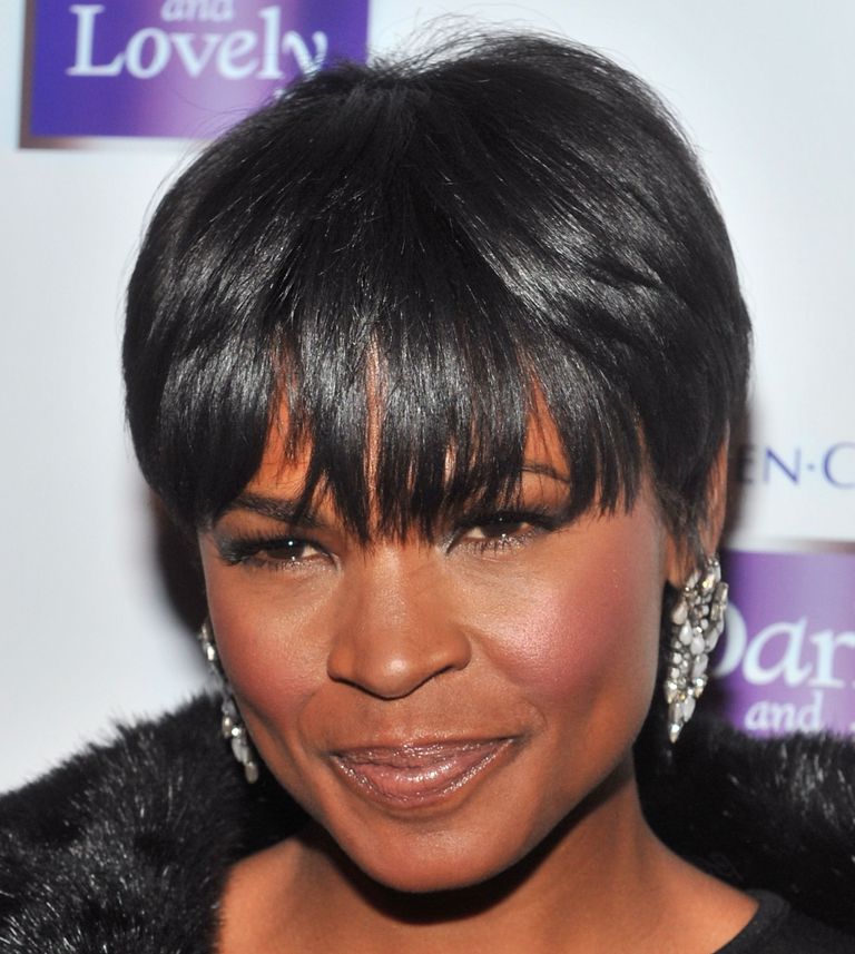Nia Long with short hairstyle
