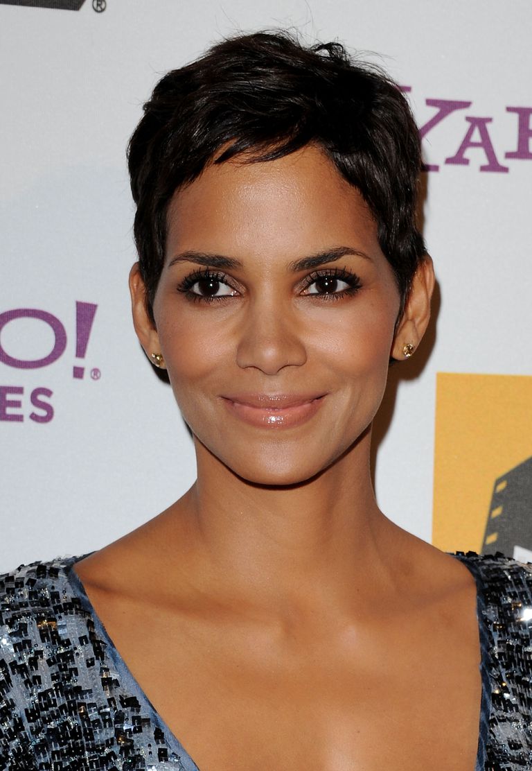Halle Berry with short hairstyle