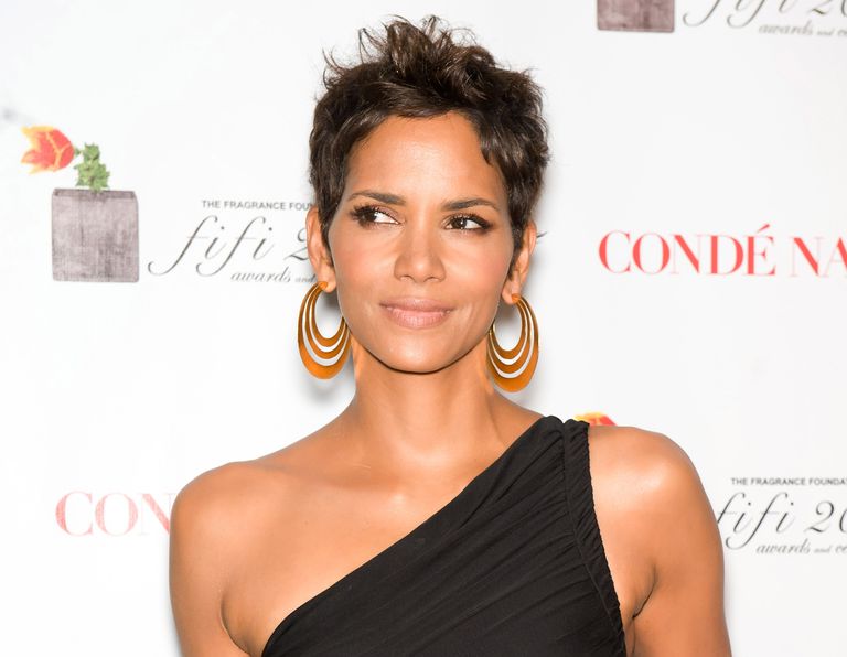 Halle Berry with short hairstyle
