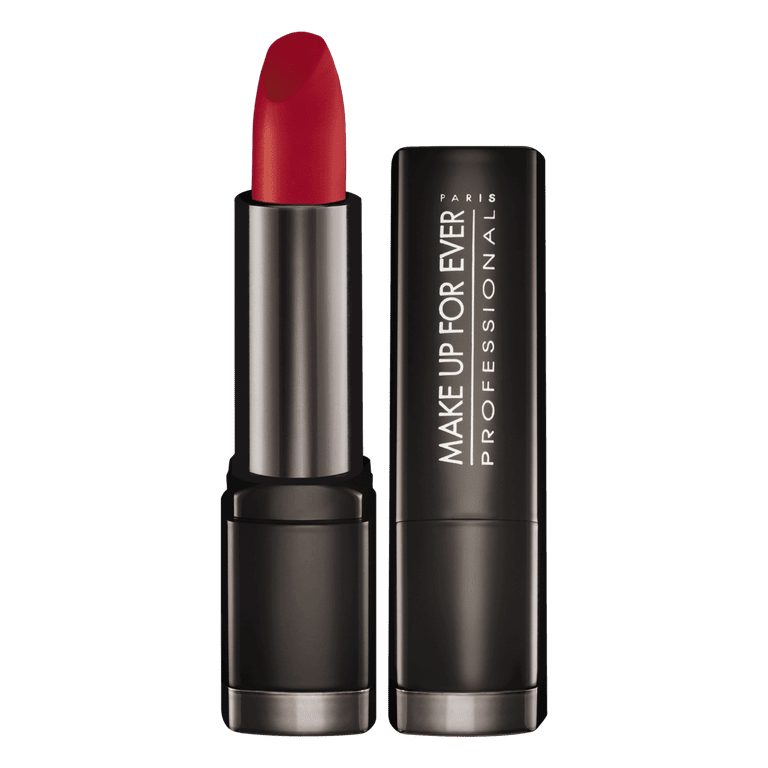 להשלים For Ever Rouge Artist Intense/Intense Color Lipstick in M8 Matte Bright Red