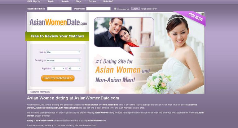 Asya Women Date website