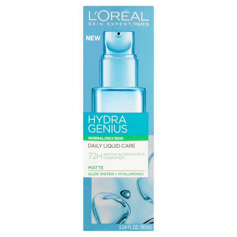 L'Oreal Paris Hydra Genius Daily Liquid Care, Normal to Oily Skin, 3.04 fl oz