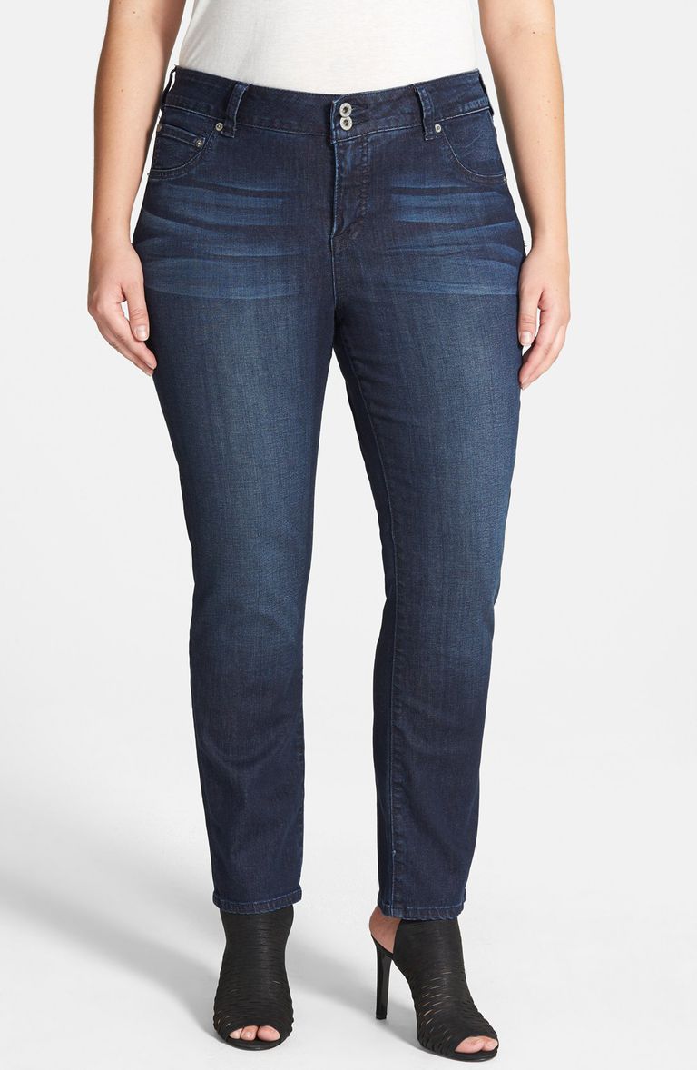 सौभाग्यशाली Brand Plus-Size Emma Straight Leg Jean