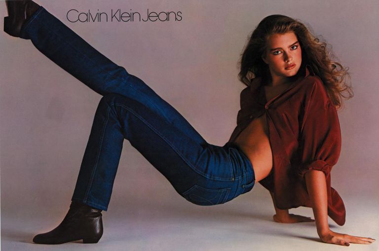 ब्रुक Shields 1980s Calvin Klein ad