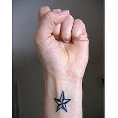 Nautic star tattoo