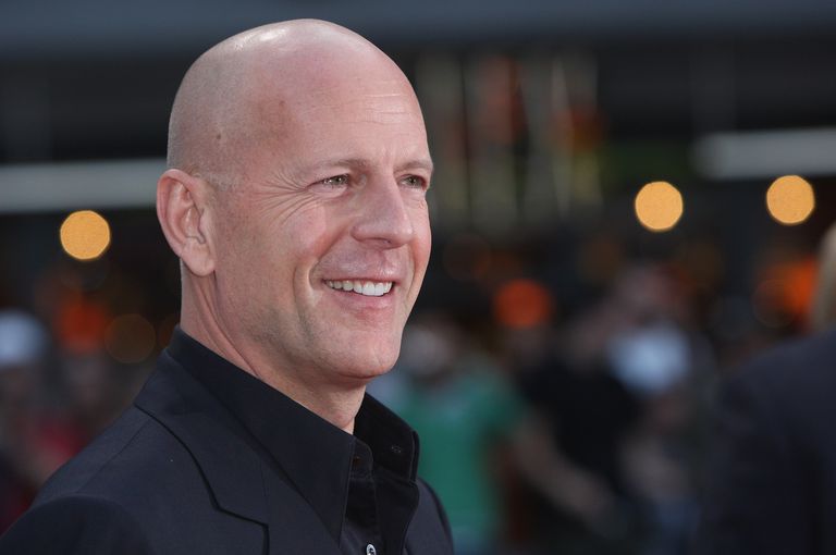 Színész Bruce Willis attends the German premiere to Die Hard 4.0