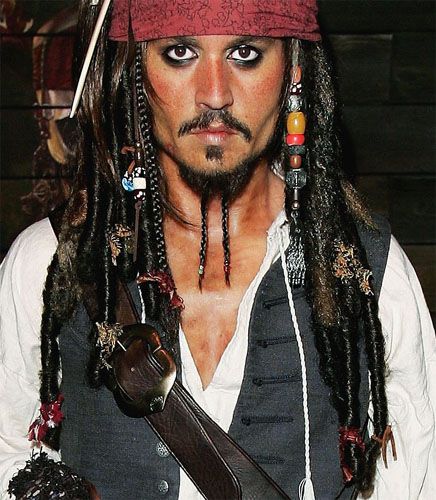 Kapetan Jack Sparrow Hair