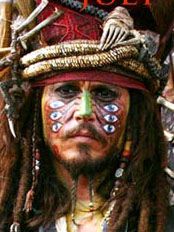 Kapitány Jack Sparrow Makeup Tutorial