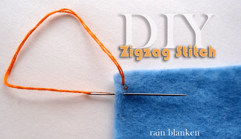 DIY Zigzag Stitch Photo Instructions